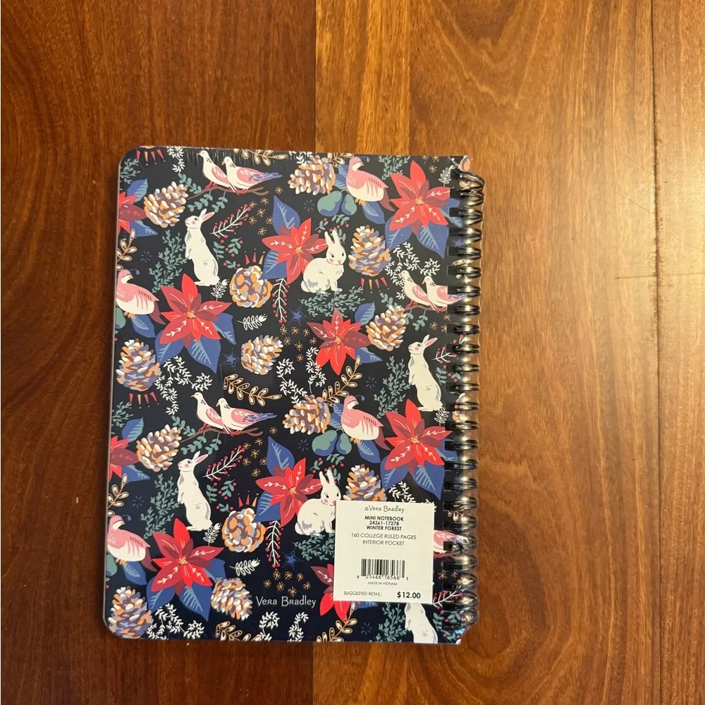 Vera Bradley Winter Forest Mini Notebook